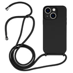 Crossbody Lanyard Liquid Silicone Case, For iPhone 14 Pro Max, For iPhone 13, For iPhone 13 Pro