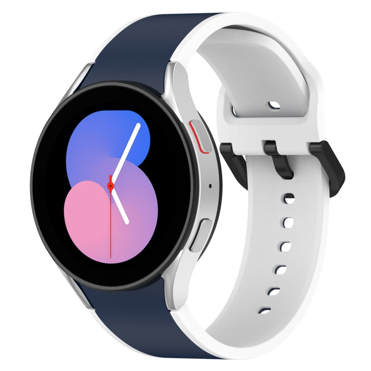 Two-color Silicone Watch Band, For Samsung Galaxy Watch5 40mm / 44mm