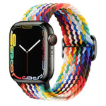 Buckle Nylon Braided Watch Band, For Apple Watch Ultra 49mm / Series 8&7 45mm / SE 2&6&SE&5&4 44mm / 3&2&1 42mm