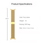 Milanese Stainless Steel Metal Watch Band, For Google Pixel Watch