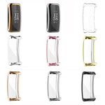 Full Coverage TPU Electroplating Watch Protective Case, For Fitbit Inspire3