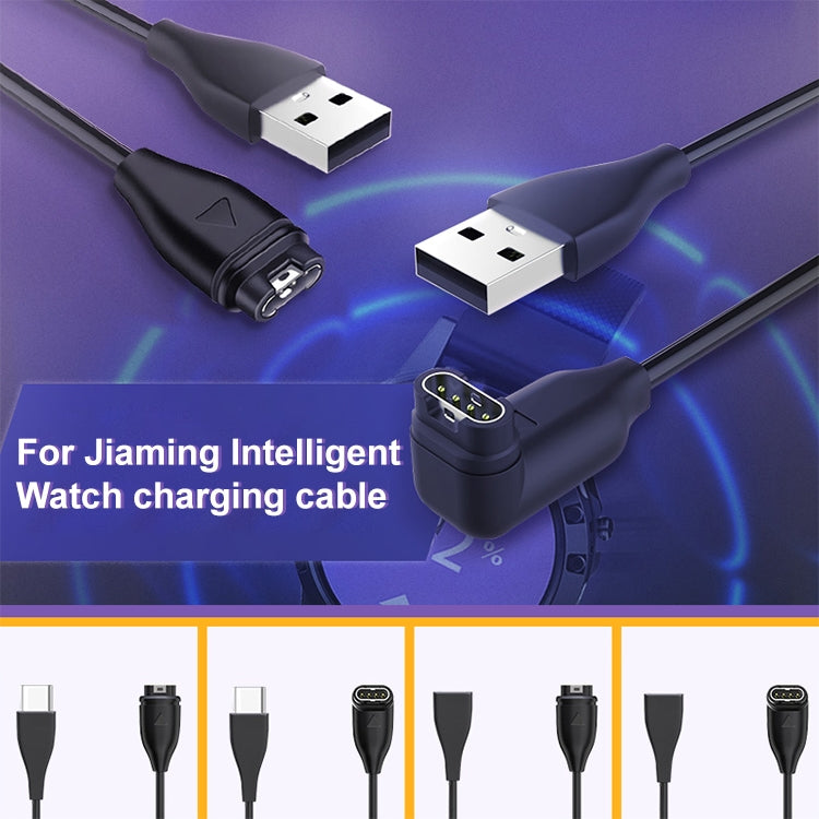 For Garmin Watch Charging Cable,, USB-A to Side Elbow, USB-A to Straight, USB-C / Type-C to Side Elbow, USB-C / Type-C to Straight, USB-C / Type-C Female Side Elbow, USB-C / Type-C Female Straight
