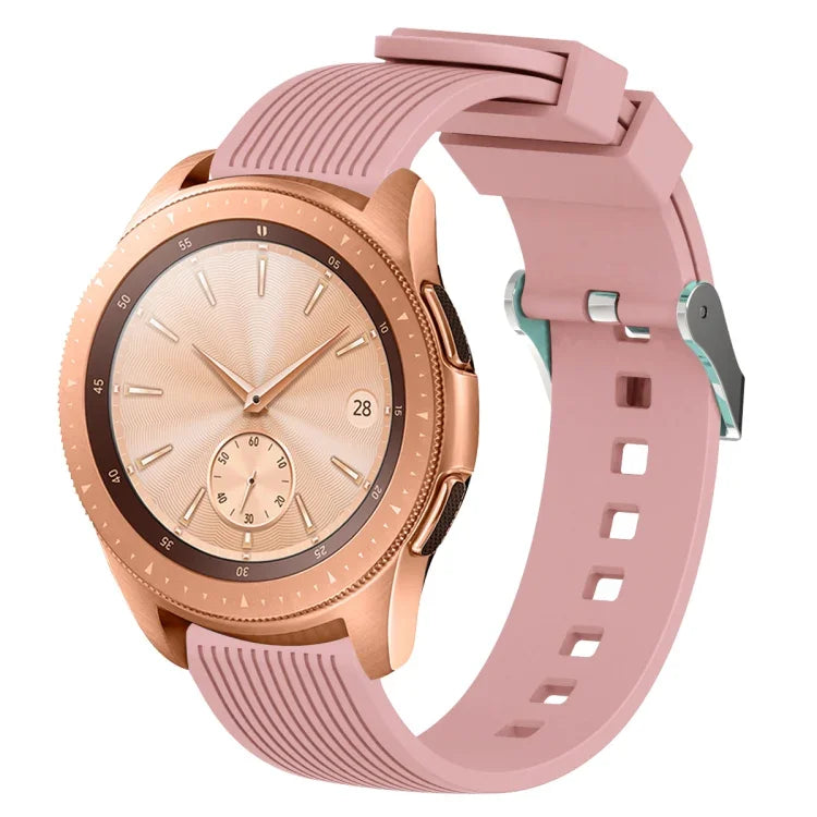 20mm Vertical Grain Silicone Watch Band, For Samsung Galaxy Watch5 40mm/44mm / Watch5 Pro