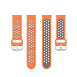 20mm Clasp Two Color Sport Wrist Strap Watchband, For Huawei Watch GT2 42MM, For Galaxy Watch Active2 / Active