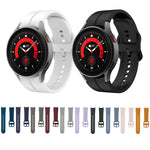 Colorful Buckle Silicone Watch Band, For Samsung Galaxy Watch 5 40mm / 44mm
