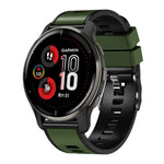 Plain Weave Two-color Silicone Watch Band, For Samsung Galaxy Watch 5 40mm / 44mm