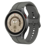 Colorful Buckle Silicone Watch Band, For Samsung Galaxy Watch 5 Pro 45mm