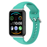 For Huawei Watch Fit 2 Small Waist Silicone Watch Band, S, L