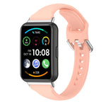 For Huawei Watch Fit 2 Small Waist Silicone Watch Band, S, L
