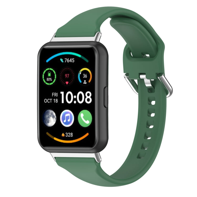 For Huawei Watch Fit 2 Small Waist Silicone Watch Band, S, L
