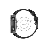 For Garmin Fenix 6S 20mm Quick Release Official Texture Wrist Strap Watchband, with Plastic Button, with Metal Button