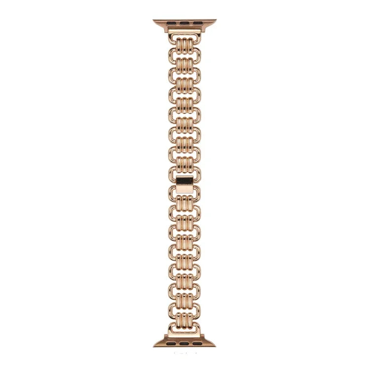 U-chain Metal Watch Band, For Apple Watch Ultra 49mm / Series 8&7 45mm / SE 2&6&SE&5&4 44mm / 3&2&1 42mm, For Apple Watch Series 8&7 41mm / SE 2&6&SE&5&4 40mm / 3&2&1 38mm
