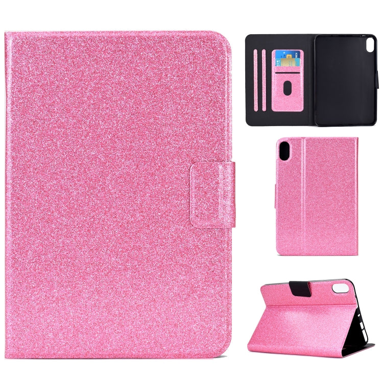 Varnish Glitter Powder Smart Leather Tablet Case, For  iPad 10th Gen 10.9 2022