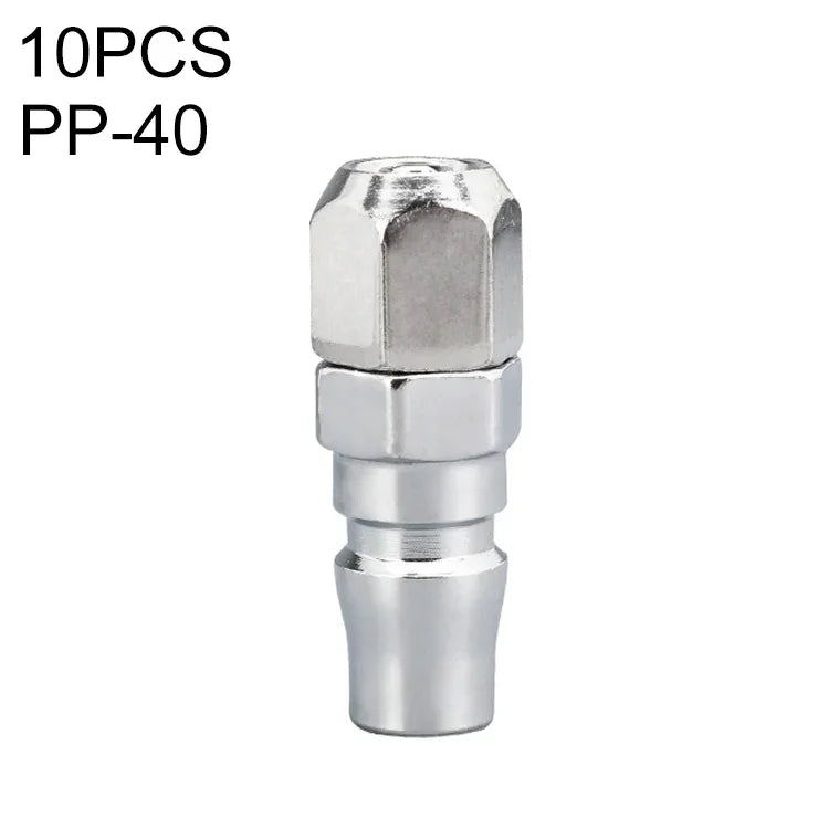 10pcs C-type Self-lock Air Tube Pneumatic Quick Fitting Connector, PF-20, PF-30, PF-40, PH-20, PH-30, PH-40, PM-20, PM-30, PM-40, PP-20, PP-30, PP-40, SF-20, SF-30, SF-40, SH-20, SH-30, SH-40, SM-20, SM-30, SM-40, SP-20, SP-30, SP-40, SF+PF-20, SF+PF-3...
