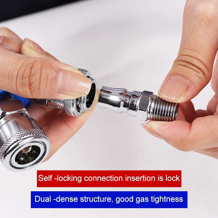 C-type Self-lock Pneumatic Components, Round Two Way, Round Two Way G1/2, Round Triplet, Round Triplet G1/2, Two Way, Triplet, 4-way, 5-way