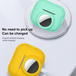 2 in 1 Shockproof Full Coverage Silicone Protective Case, For AirPods Pro 2 / AirTag