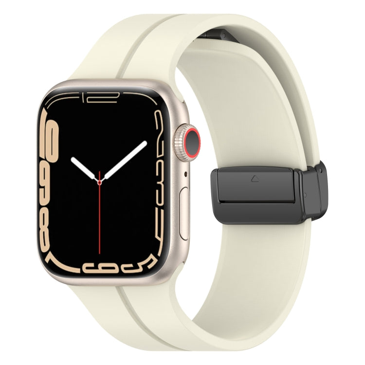 Solid Color Silicone Watch Band, For Apple Watch Series 8&7 41mm / SE 2&6&SE&5&4 40mm / 3&2&1 38mm, For Apple Watch Ultra 49mm / Series 8&7 45mm / SE 2&6&SE&5&4 44mm