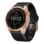 Quick Release Lace Silicone Watch Band, For Garmin Fenix 7S / 6S / 5S