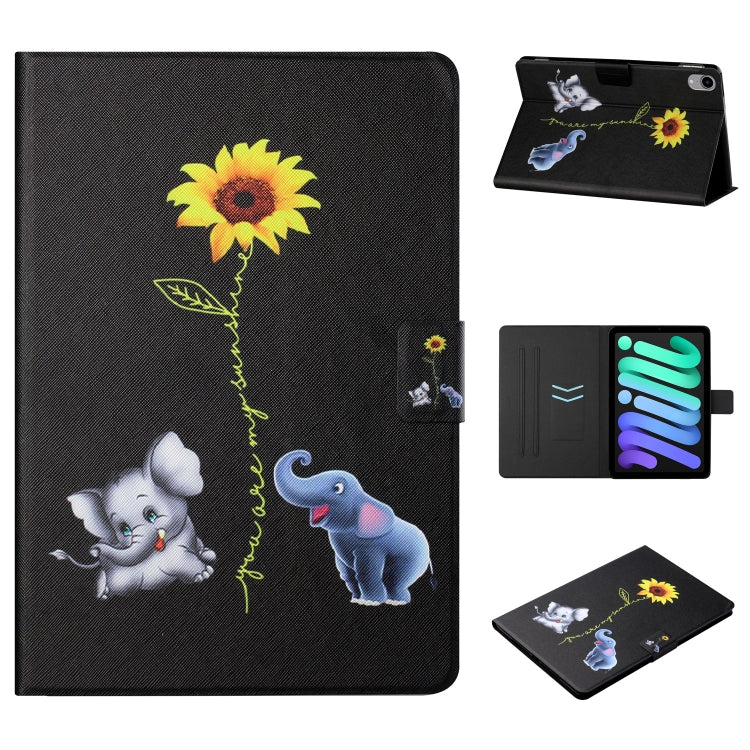 Colored Drawing Pattern Flip Leather Smart Tablet Case, For iPad 10th Gen 10.9 2022