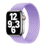 Nylon Single-turn Braided Watch Band For Apple Watch Series 8&7 41mm / SE 2&6&SE&5&4 40mm / 3&2&1 38mm, For Apple Watch Series 8&7 41mm,135mm, For Apple Watch Series 8&7 41mm, 135mm