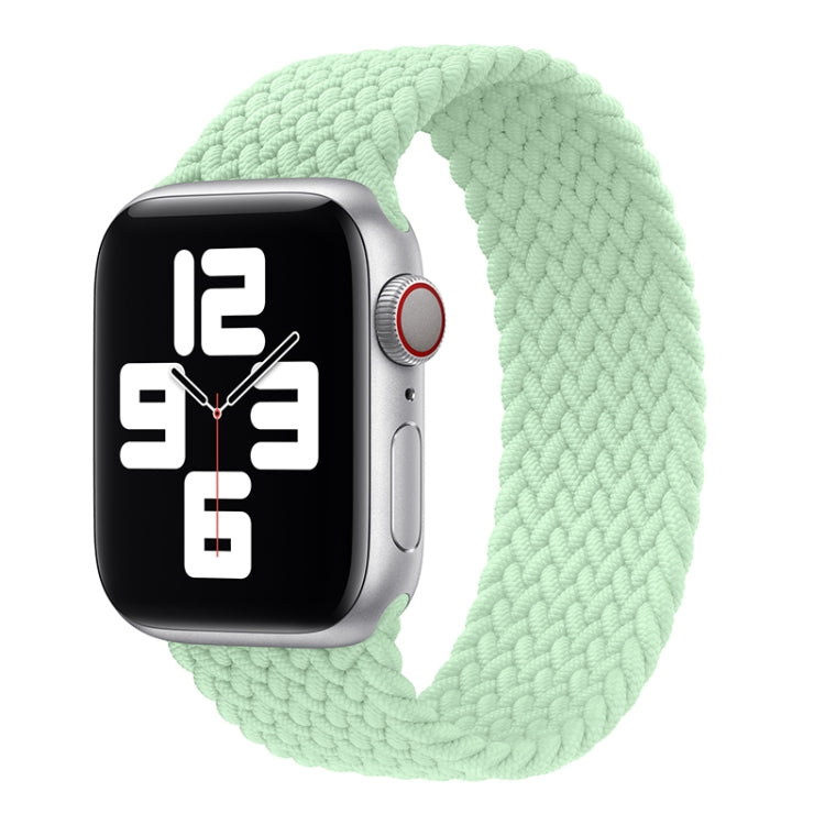 Nylon Single-turn Braided Watch Band For Apple Watch Series 8&7 41mm / SE 2&6&SE&5&4 40mm / 3&2&1 38mm, For Apple Watch Series 8&7 41mm,135mm, For Apple Watch Series 8&7 41mm, 135mm