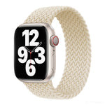 Nylon Single-turn Braided Watch Band For Apple Watch Series 8&7 41mm / SE 2&6&SE&5&4 40mm / 3&2&1 38mm, For Apple Watch Series 8&7 41mm,145mm, For Apple Watch Series 8&7 41mm, 145mm