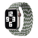 Nylon Single-turn Braided Watch Band For Apple Watch Series 8&7 41mm / SE 2&6&SE&5&4 40mm / 3&2&1 38mm, For Apple Watch Series 8&7 41mm,155mm, For Apple Watch Series 8&7 41mm, 155mm