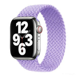 Nylon Single-turn Braided Watch Band For Apple Watch Series 8&7 41mm / SE 2&6&SE&5&4 40mm / 3&2&1 38mm, For Apple Watch Series 8&7 41mm,155mm, For Apple Watch Series 8&7 41mm, 155mm