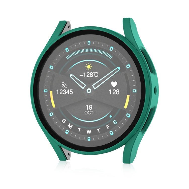 Frosted PC + Tempered Film Integrated Watch Protective Case, For Samsung Galaxy Watch 5 40mm