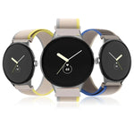 Loop Black Connector Nylon Watch Band, For Google Pixel Watch 4 / 3 / 2 / 1 41mm