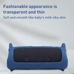 Bluetooth Speaker Portable Silicone Case with Shoulder Strap, Black, Red, Blue