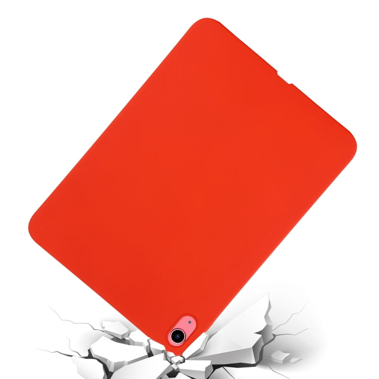 Solid Color Liquid Silicone Dropproof Full Coverage Tablet Case, For iPad 10th Gen 10.9 2022