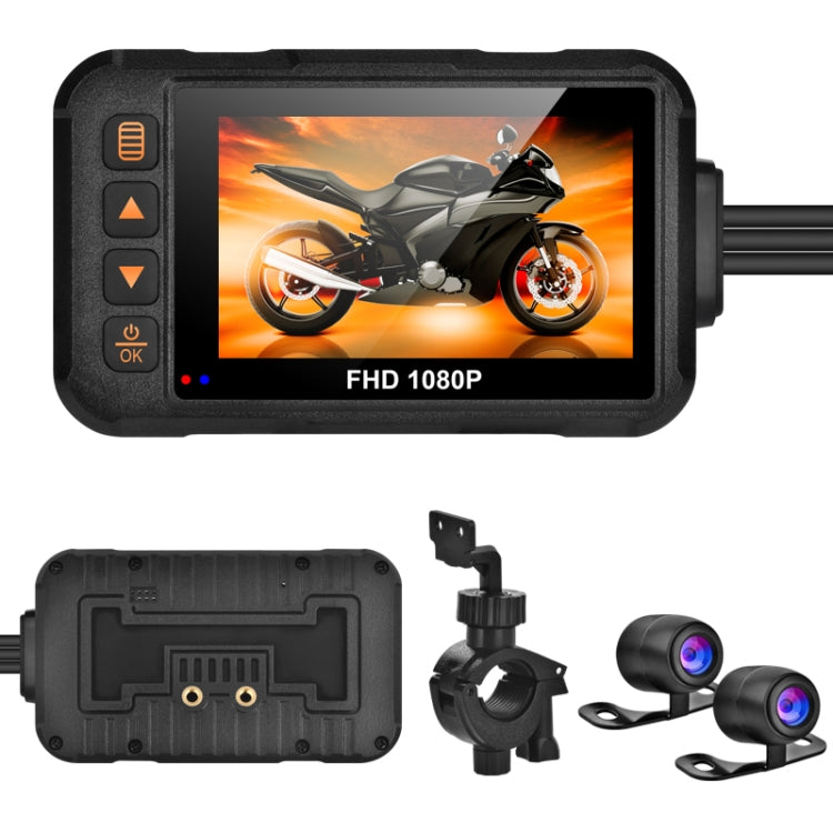 SE60 3.0 inch Waterproof HD Motorcycle DVR, Support TF Card / Cycling Video / Parking Monitoring, SE60