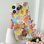 Water Sticker Flower Pattern PC Phone Case, For iPhone 11 Pro Max, For iPhone 11 Pro, For iPhone 11