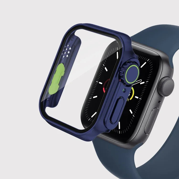 Film PC Watch Case with Detachable Button, For Apple Watch Series 9 / 8 / 7 41mm, For Apple Watch Series SE 2025 / SE 2 / 6 / SE / 5 / 4 40mm, For Apple Watch SE 2025 / SE 2 / 6 / SE / 5 / 4 40mm                                                         ...