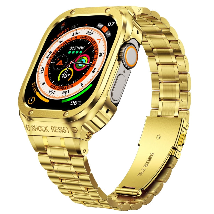 Metal Integrated Watch Protective Case, For Apple Watch Ultra 4 / 3 / 2 / 1 49mm, For Apple Watch Series SE 2025&6&SE&5&4 44mm, For Apple Watch Series 9 / 8 / 7 45mm