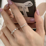 Platinum Plated Ladies Vintage Wear Combination Ring, J2100, J2225, J2160, J2212, J2243, J2246, J2310, J2996, J3021, J3023, J3024, J3063, J3064, J3012, J3032, J2708, J2284, J2046, J2083, J2085, J2089, J2144, J2112, J2639, J2792, J2901, J2203, J2173
