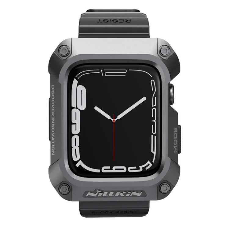 NILLKIN Ruidong Series Alloy + TPU Integrated Watch Band, For Apple Watch Series 8&7 45mm