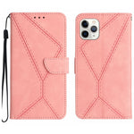 Stitching Embossed Leather Phone Case, For iPhone 11, For iPhone 11 Pro, For iPhone 11 Pro Max, For iPhone 14 Plus