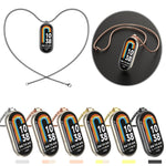 Mijobs Metal Pendant Stainless Steel Watch Necklace, For Xiaomi Smart Band 10 / 9 / 8