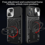 CD Texture Sliding Camshield Magnetic Holder Phone Case, For iPhone 12 Pro, For iPhone 11 Pro Max, For iPhone 11, For iPhone 11 Pro