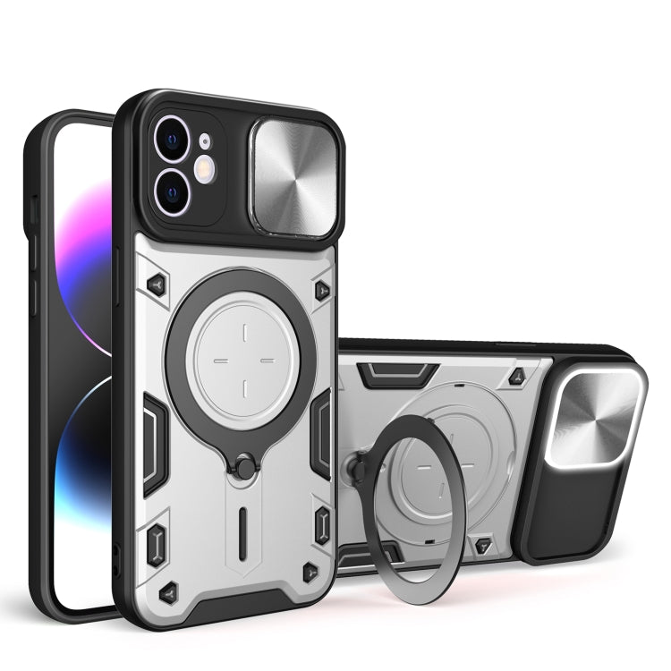 CD Texture Sliding Camshield Magnetic Holder Phone Case, For iPhone 12 Pro, For iPhone 11 Pro Max, For iPhone 11, For iPhone 11 Pro