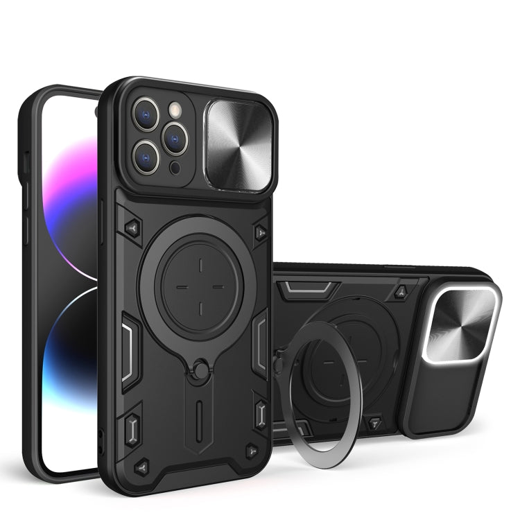 CD Texture Sliding Camshield Magnetic Holder Phone Case, For iPhone 12 Pro, For iPhone 11 Pro Max, For iPhone 11, For iPhone 11 Pro