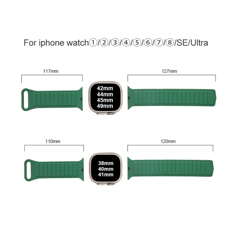 Loop Magnetic Silicone Watch Band, For Apple Watch SE 44mm, For Apple Watch 6 40mm, For Apple Watch 6 44mm