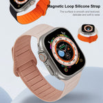 Loop Magnetic Silicone Watch Band, For Apple Watch Series 10 46mm, For Apple Watch Series 10 42mm, For Apple Watch SE 2023 44mm