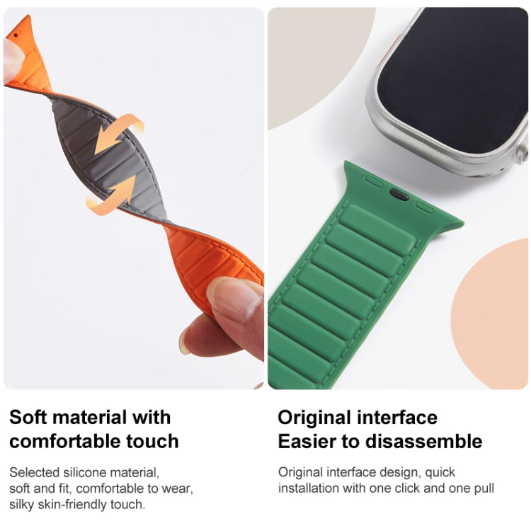 Loop Magnetic Silicone Watch Band, For Apple Watch 4 40mm, For Apple Watch 3 38mm, For Apple Watch 3 42mm