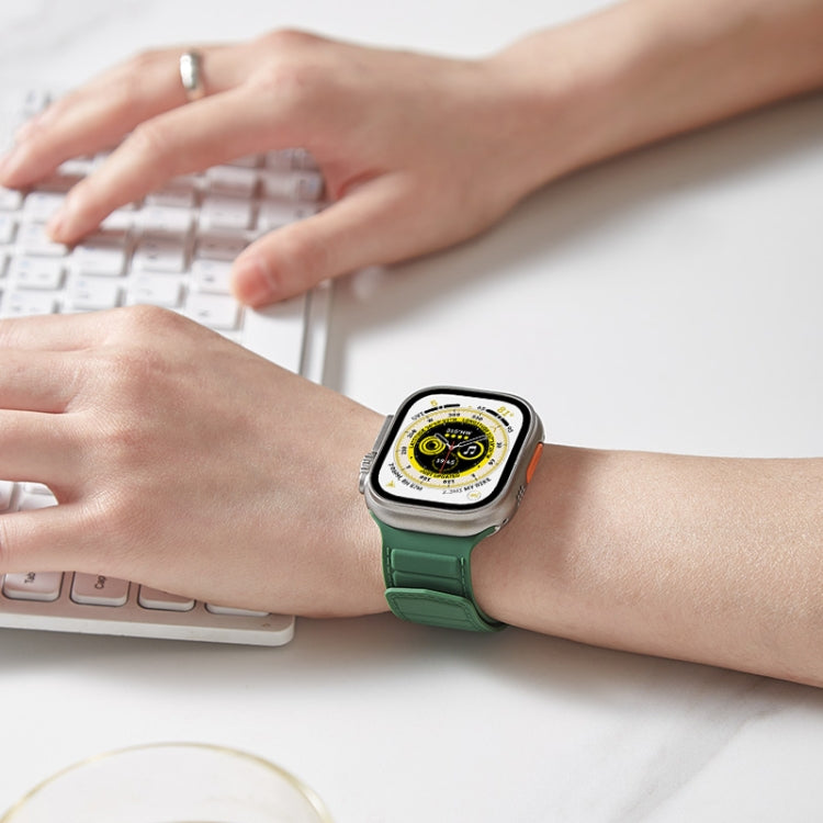 Loop Magnetic Silicone Watch Band, For Apple Watch 7 41mm, For Apple Watch 7 45mm, For Apple Watch SE 40mm