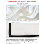 Simple Folding Thin Polyester Projector Film Curtain, 30 inch 16:9, 150 inch 4:3, 150 inch 16:9, 180 inch 16:9, 200 inch 16:9