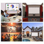 Simple Folding Thin Polyester Projector Film Curtain, 30 inch 16:9, 150 inch 4:3, 180 inch 16:9, 150 inch 16:9, 200 inch 16:9