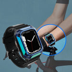 Armor Case Integrated TPU Watch Band, For Apple Watch SE 2025 / 2023 44mm, For Apple Watch SE 2025 / 2023 40mm, For Apple Watch Series 11 / 10 42mm, For Apple Watch Ultra 3 / 2 49mm, For Apple Watch 9 45mm, For Apple Watch 9 41mm                       ...